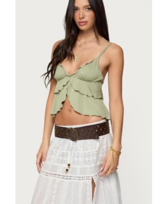 Women's Kailan Ruffled Babydoll Top