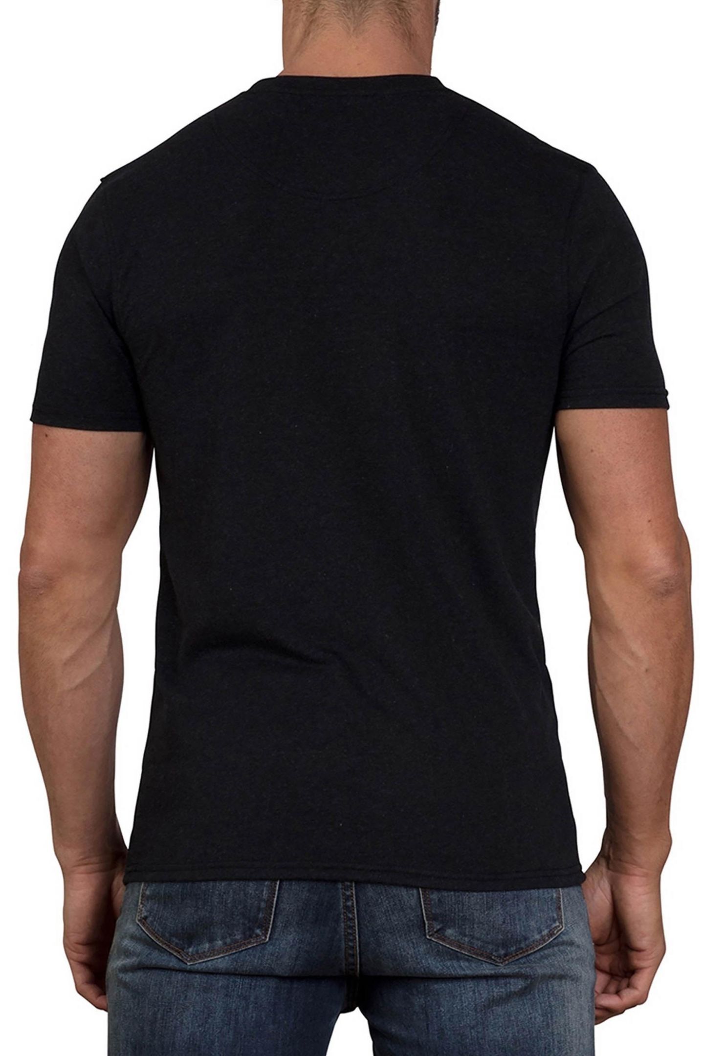 Мужская футболка Raging Bull Classic Crew Neck Logo, цвет: Чёрный — фото 8