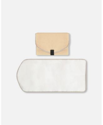 Adult Unisex Sherpa Tote-Style Diaper Bag Beige - Adult