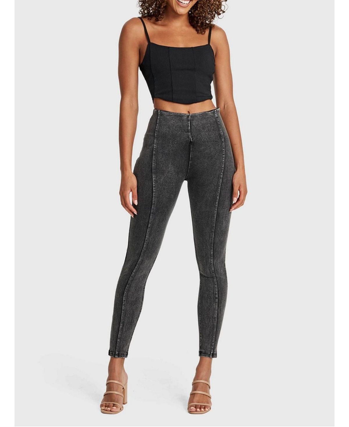 Freddy Women's High-Rise Snug Sculpting Skinny Jeans view 3 — MAYCSS fashion products