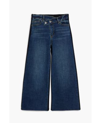 Girls Girls's Asymmetric waist combined jeans