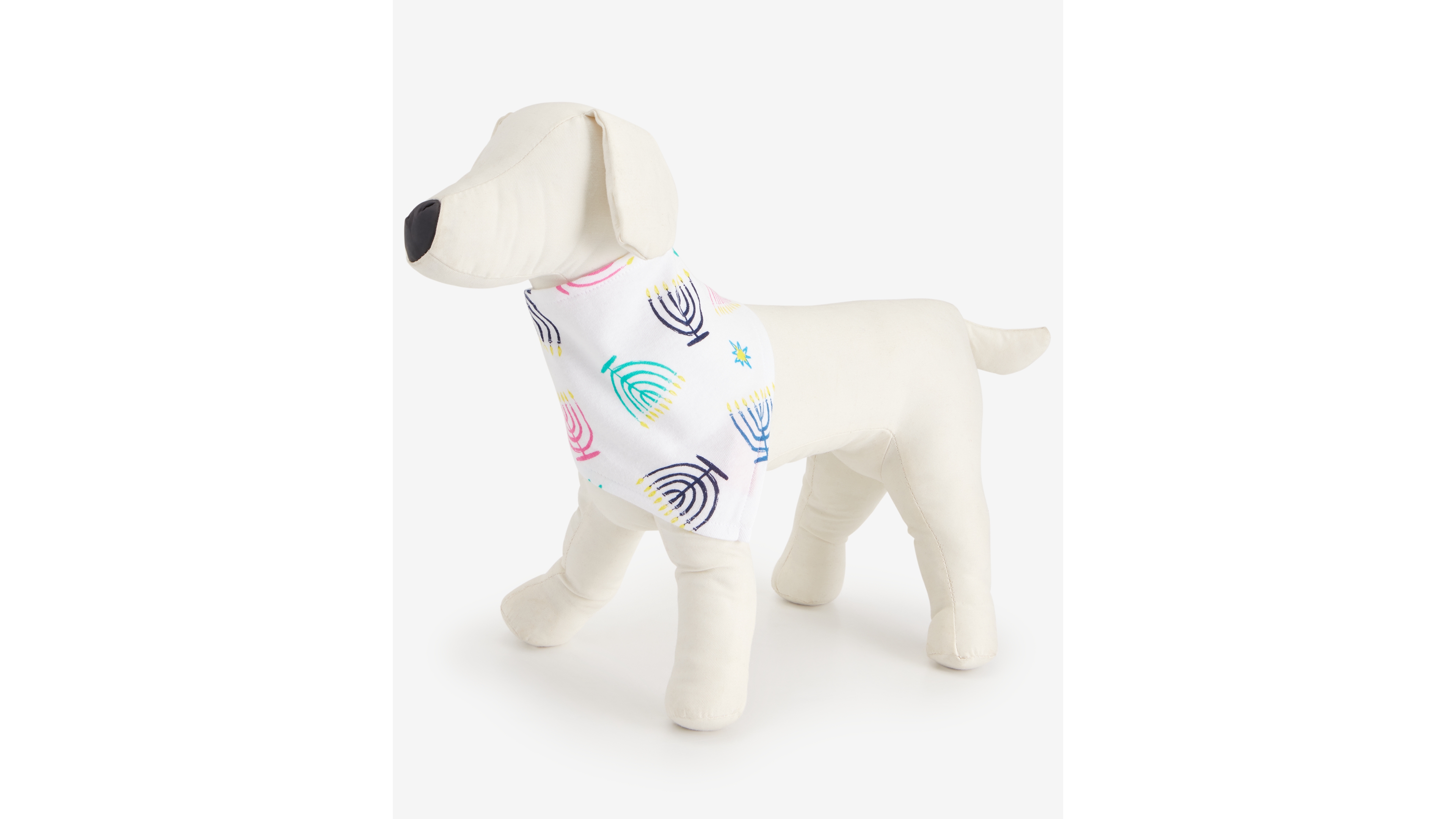 Holiday Lane Multi Menorah Pet Bandana, Macy's Exclusive