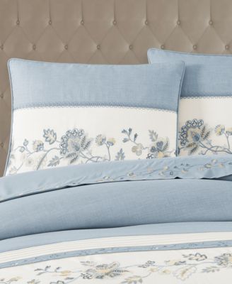 Garden Bloom Embroidered 4-Pc. Comforter Set, King