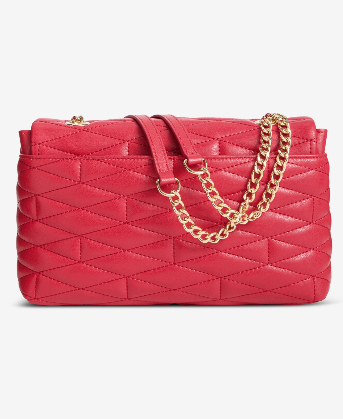 Inc International Concepts Soft Ajae Quilted Shoulder Bag, Exclusively At Macy's In Red