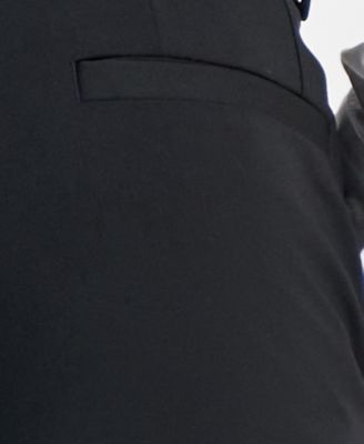 Men's Modern-Fit Solid Wool-Blend Suit Separate Pants