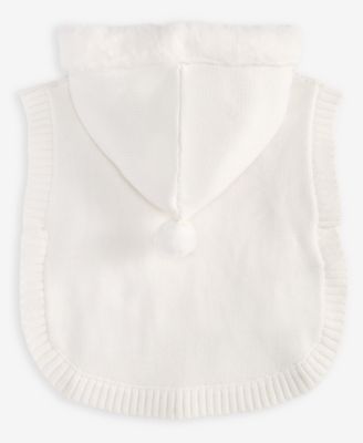 Baby Girls Cable-Knit Poncho, Macy's Exclusive