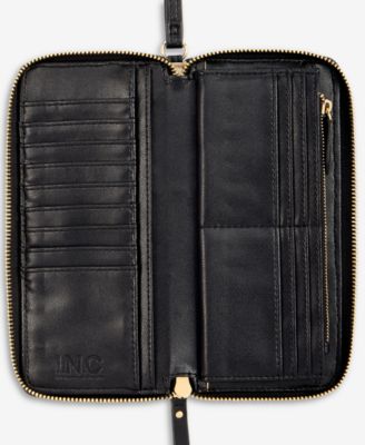 Boxed Hazel Ruched Zip-Around Wallet, Macy's Exclusive  