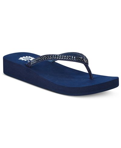 yellow box jello flip flops