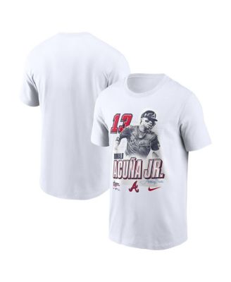 Nike - Men's Ronald Acuna Jr. White Atlanta Braves 2025 MLB Speedway Classic Player Graphic T-Shirt