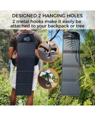 Portable Solar Panel, 40W Charge Capacity, Durable, Foldable and Easy to Carry
