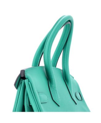 Pre-Owned Hermes Birkin 30 Handbag Green Epsom with Gold Hardware