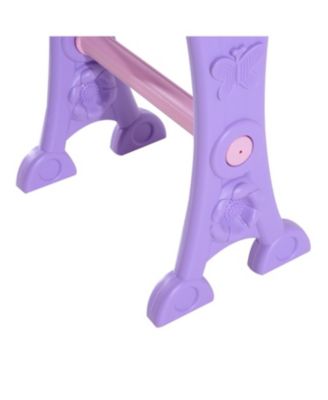 Kids Piano Keyboard Drum Set with Sounds, Microphone, Stool