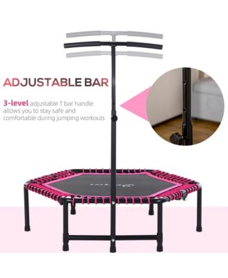 48" Foldable Trampoline Outdoor Bungee Exercise Fitness Jumper,