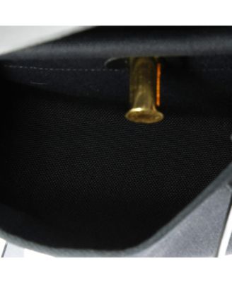 Pre-Owned Hermes 20 Herbag Zip Toile and Leather