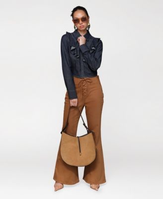 Women's Ruffle Yoke Blouse