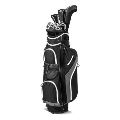 Gray Golf Cart Bag with 14-Way Top Dividers