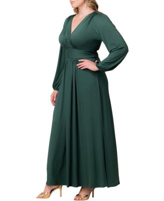 Plus Size Kelsey Long Sleeve Maxi Dress