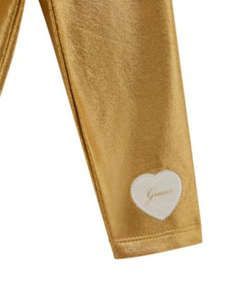 Baby Girls 3-Piece Vest, Long Sleeve Top and Leggings Set