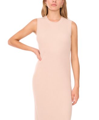 Women's Crewneck Sleeveless Knit Midi Dress