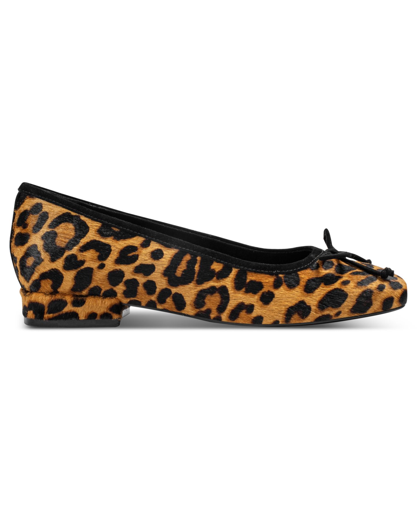 Женские балетки Rockport Sadie Square Toe Slip-On Ballet Dress Flats, цвет: Леопардовый — фото 2