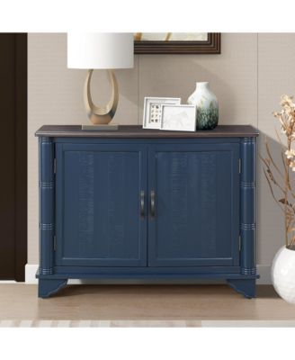 40" Bathroom Cabinet Console Table with Adjustable Storage Shelf