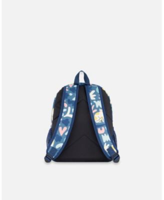 Girl Little Kids Backpack Green Cat Print - Toddler|Child