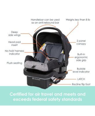 Passport Cargo Travel System (with EZ-Lift PLUS Infant Car Seat) - Black Bamboo