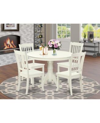 Dining Room Set Linen White