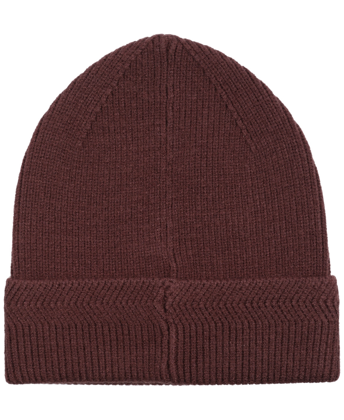 Alfani Men's Fine Ribbed Beanie, Macy's Exclusive In Brown