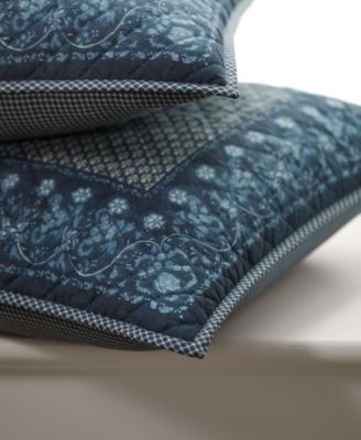 Beckett Diamond-Stitched Cotton Quilt, King