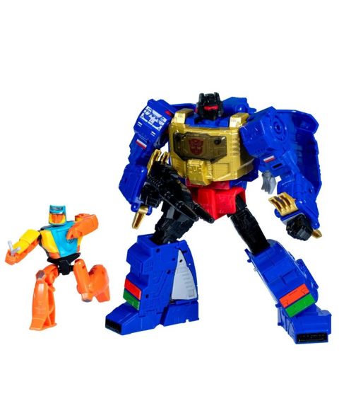 Набор из 2 фигурок Transformers Leader Class G2 Grimlock и Autobot Wheelie, 7.5