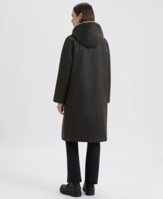 Women's Faux Fur-Lined Hood Coat