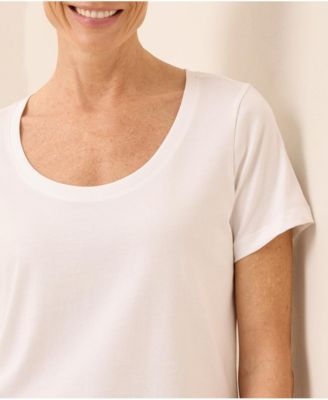 Organic Cotton Softspun Scoop Neck Tee