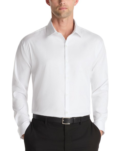 Kenneth Cole Reaction Men's Techni-Cole, Slim Fit Shirt, Sateen Solid