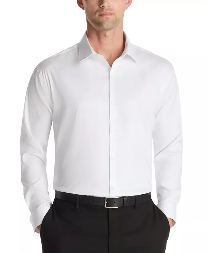 Men's Techni-Cole, Slim Fit Shirt, Sateen Solid