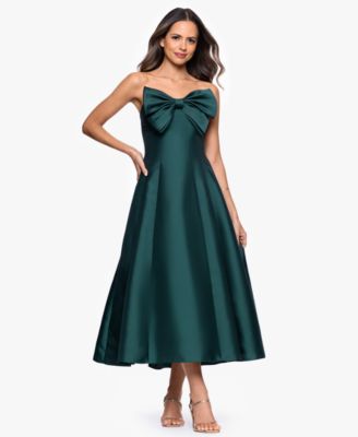 Women's Strapless Midi Dress