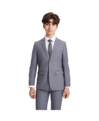 Grey Stacy Adams 5 PC Child - Big Boy Suits