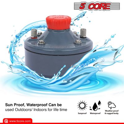 PA Horn Speaker 500W PMPO Compression Driver in 22 Inch Trumpet Throat