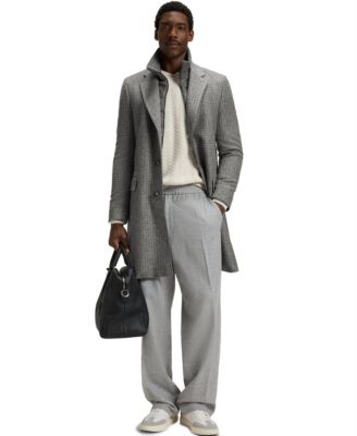 Men's Detachable Slim-Fit Coat