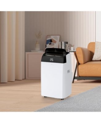 12,000 BTU, 3-in-1 Portable Air Conditioner with Cooling, Dehumidifier & Fan Modes, Remote, 24H Timer, Sleep Mode, Installation Kit