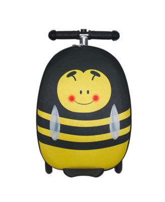 GoVoyage 3-Wheel Kids Luggage Scooter with Light-Up Wheels