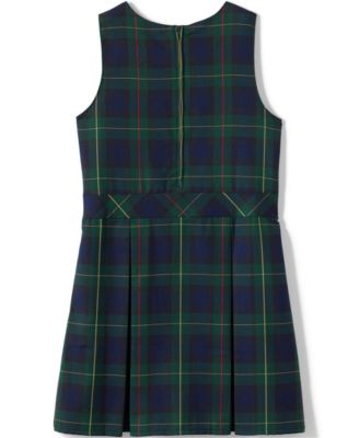 Big Girls Plus Top of Knee Plaid Jumper