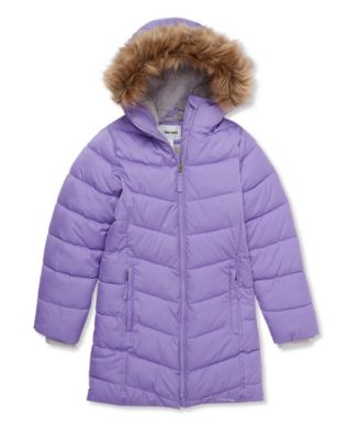 Girls Fleece Lined Parka