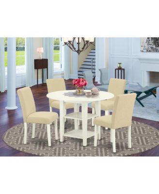 Dining Room Set Linen White