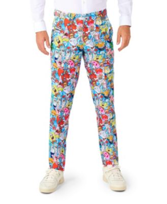 Men's Suit - Official SpongeBob Nickelodeon Clothing - Multicolor - Party Outfit
