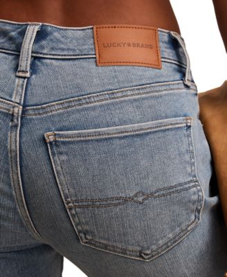 Women's Mid Rise Curvy Straight Jeans