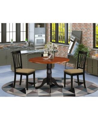 Dining set - 3 Pcs with 2 Wood Chairs