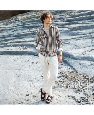 Men's Multitrack-Striped Shirt