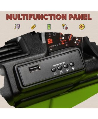 12V Kids Electric Car w/ 2WD/4WD Switch, Remote Control, Camouflage