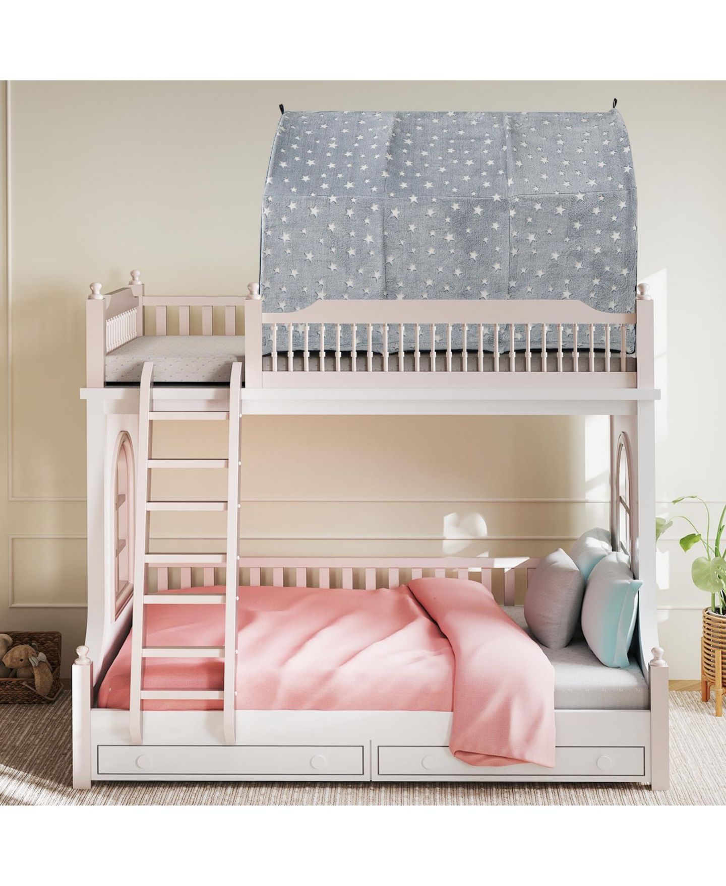 Детская игрушка Mecale Glow-in-the-Dark Twin Bed Tent, Ages 3+ — фото 9